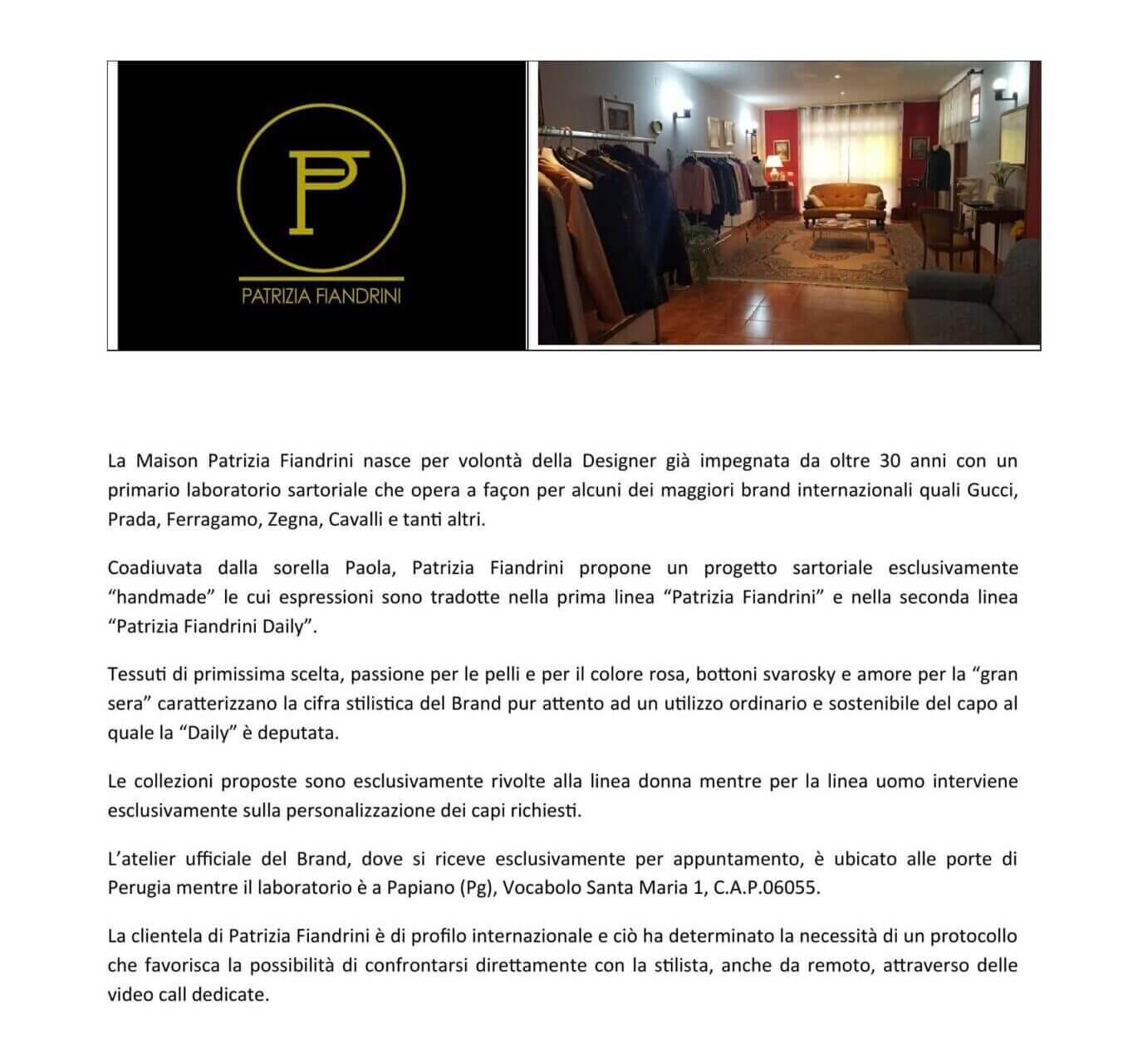Patrizia Fiandrini Fashion Trust